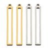 10pcs Stainless Steel Hollow Rectangle Frame 32mm Charms Pendants for Earrings Necklace DIY Crafts Jewelry Making Accessories