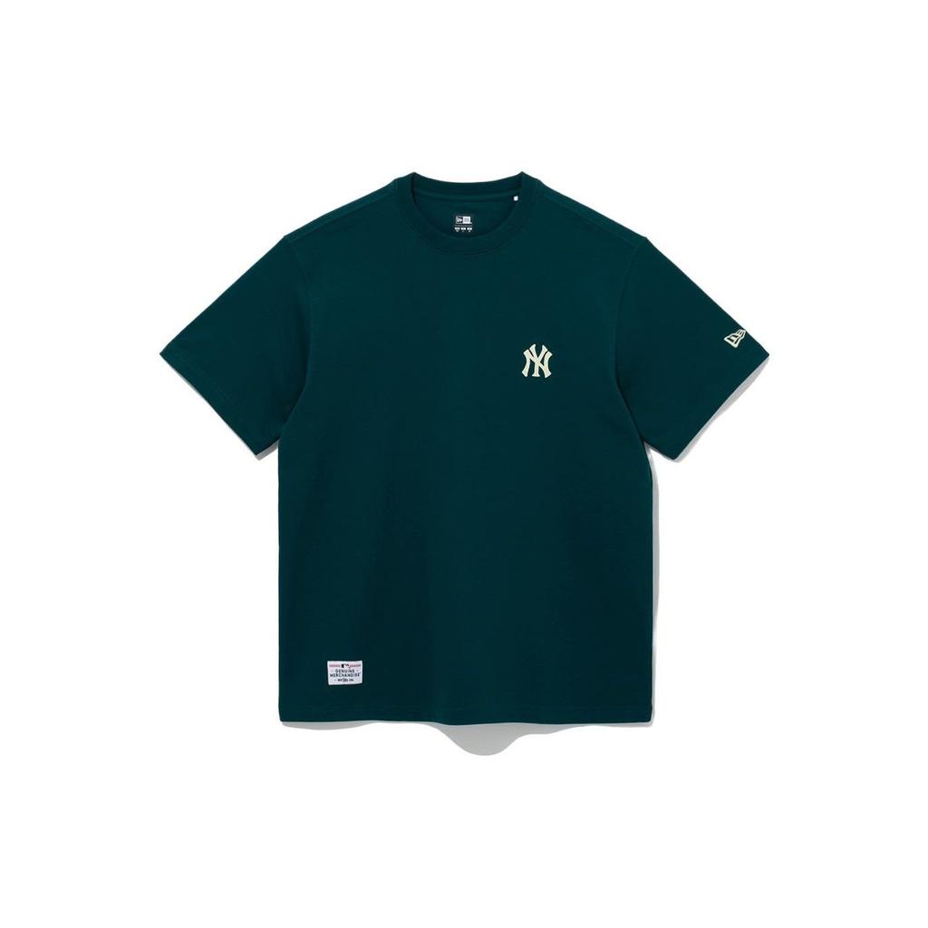 New Era × MLB Collaboration New York Yankees Letter Print Crew Neck Pullover Summer American Short Sleeve T-Shirt Unisex T-Shirts 13781150