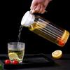 Pitcher With Lid - Beverage Serveware And Storage Container For Hot Liquids Or Cold Drinks Juice Container Iced Tea Pitcher