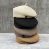 Luxury Straw Beret Summer Cap Sun Cap French Style Flat Women Hat Artist Crochet Beret