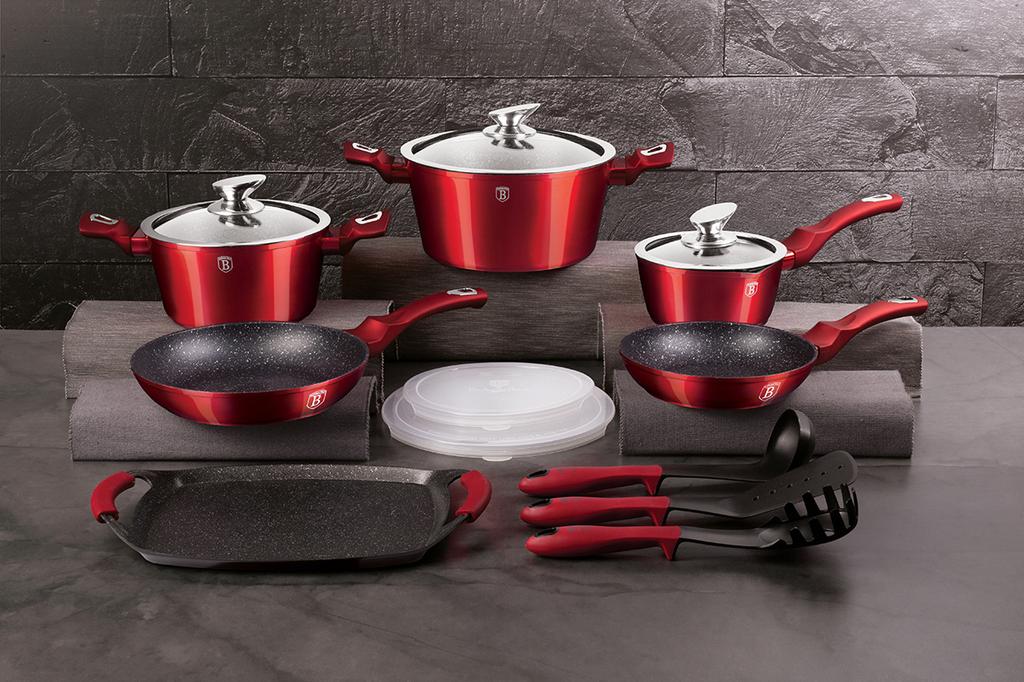 BERLINGER HAUS BH-6781 GRANITE COOKWARE SET