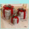 Christmas Gift Box Set With Festive Decorations For Holiday Room Decor