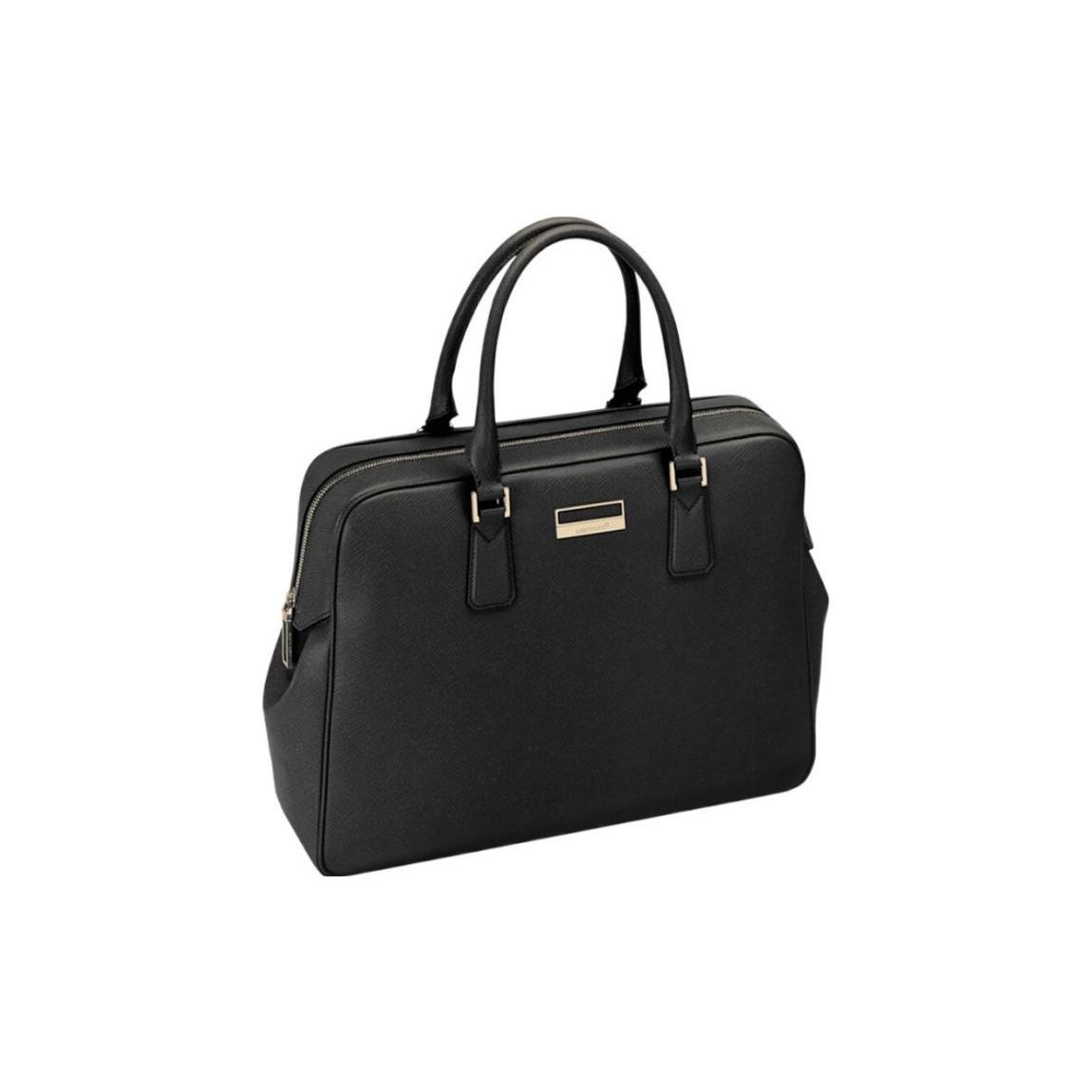 

Montblanc Artisan Series Solid Color Soft Calfskin Tote Bag Medium Men Bags Black 115417 Basic Set (Bag+Dust Bag)