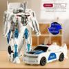 One Step Deformation Robot Transformation Car Toy Action Figure Model Kid Puzzle Toy Anime Robot Model Deformation Car