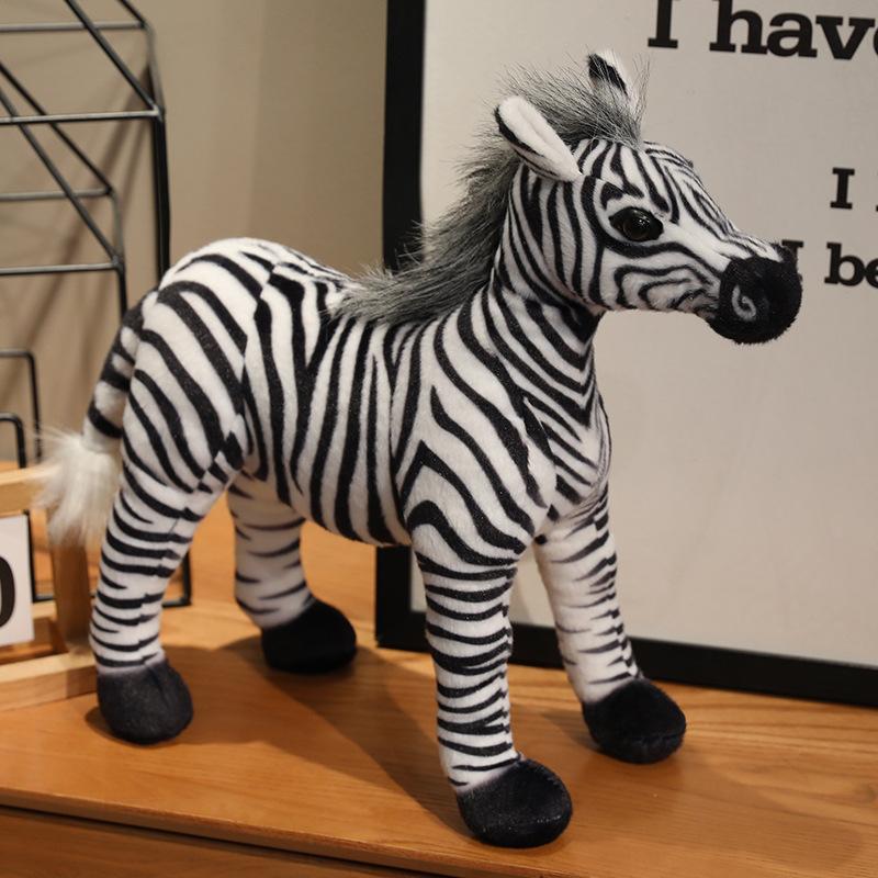 Simulation Pony Tierkreis Pferd Puppe Jahr Plüschtier Pony Zebra Puppe Kinder Beruhigende Stoffpuppe