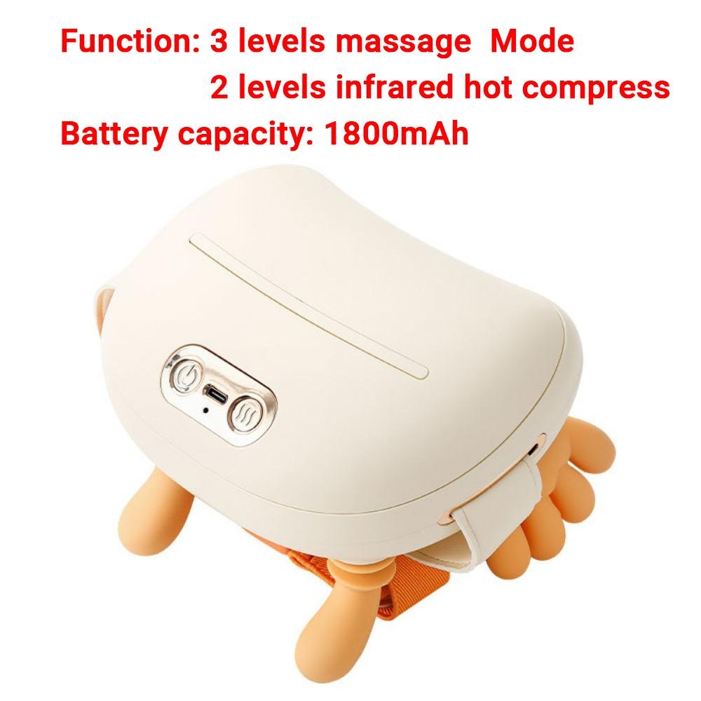 Bionic Hand Heated Neck Massager 4D Kneading Massage Pillow Cervical Massage Device  Home Office