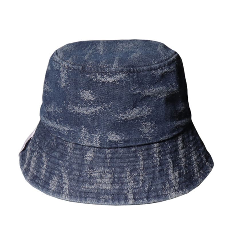 SLEEPYSLIP SCRATCH BLUE DENIM BUCKET HAT