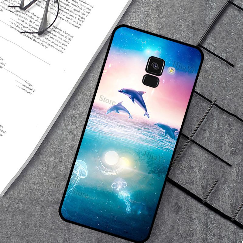 Ocean Dolphin Phone Case For Samsung J7 J5 J3 J1 2016 A3 A5 2017 J4 J6 Plus J8 A7 A8 A9 2018 Case Cover