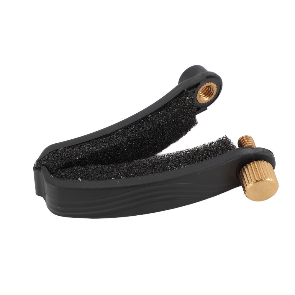 Zinc Alloy Violin Sound Dampener Black Cello String Mute Dampener Erhu Dampener  Silent Practice