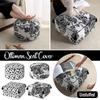 1PC Unstuffed Ottoman Futon Seat Cover Printing Country Pastoral Style Cushion Cover Luxury Cotton Footstool Lazy Futon Case