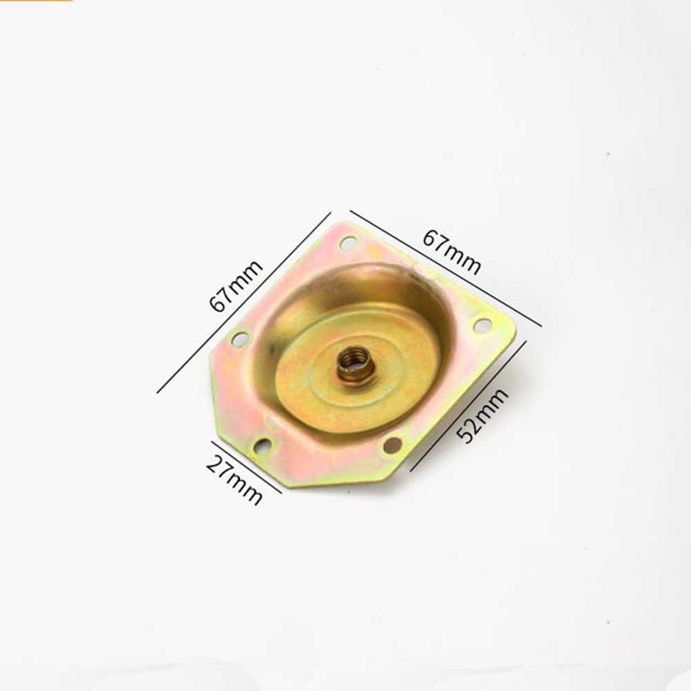 Furniture Chairs Connecting Galvanized Iron Mounting Plates Table Feet Set Legs Fixing Plate