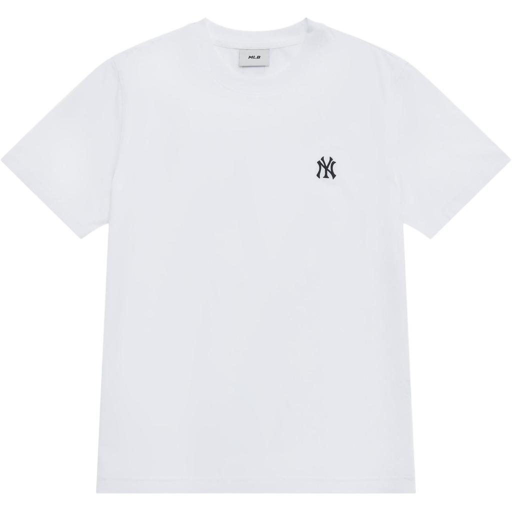 MLB New York Yankees Basic Collection SS25 T Shirt Unisex White 3ATSB0153-50WHS