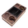 Coffee Knock Box Home Wood Splicing Coffee Filter Tamper Holder Coffee Knock Slag Storage Box Type