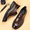Fashion Casual Business Men's Loafers Formal Leather Oxfords Shoes Male Wedding Party Shoes Casual Slip On Driving Footwear Thick Bottom