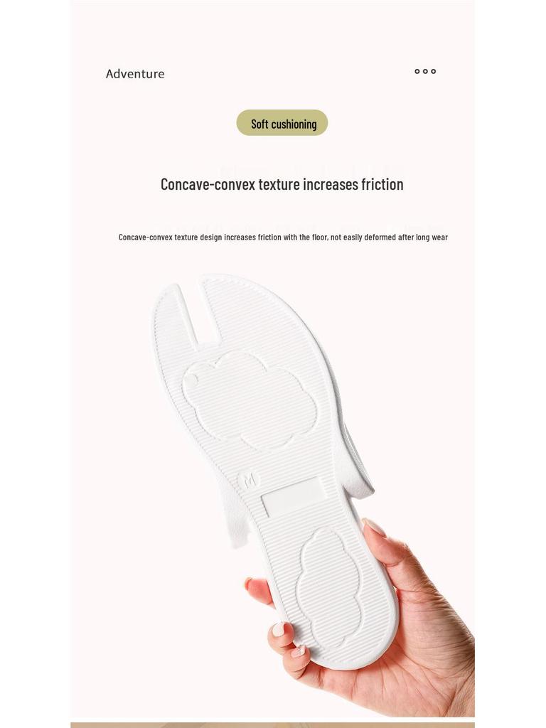 Foldable Women's Non-Slip Travel Flip Flops - Portable, Wear-Resistant, Soft Sole for Outdoor Fashion