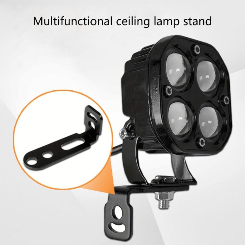Motorcycle Light Bracket Bike Light Mounting Bracket Reinforced Construction Quick Assembly Shockproof Compacts Size