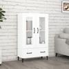 Highboard White 70 x 31 x 115 cm Engineered Wood
