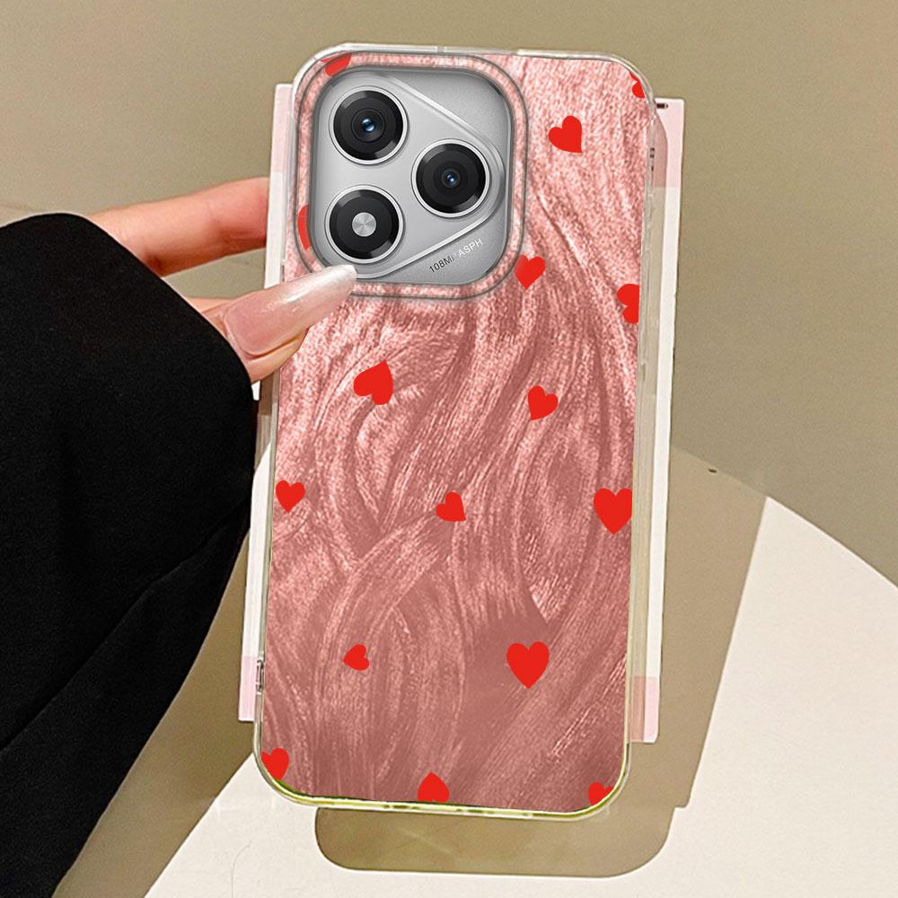 

Black Full Screen Love Phone Cases Phone Case for Honor 400 200 Pro Magic 7 5 Lite X9a X9c X8a X8b Shell Silicone Back TPU Cover Honor Magic7 Lite