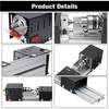 200W 110V-240V Diy Woodworking Tool Milling Grinding Polishing Carving Drill Rotary Tool Set Wood Lathe Mini Lathe Beads Machine