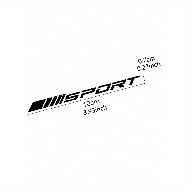 4pcs/set Car Wheel Hub Sport Emblem Sticker