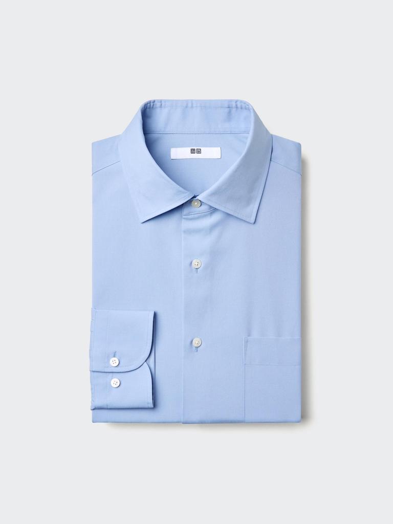 Uniqlo Japan Fine Cloth Shirt Semi Wide