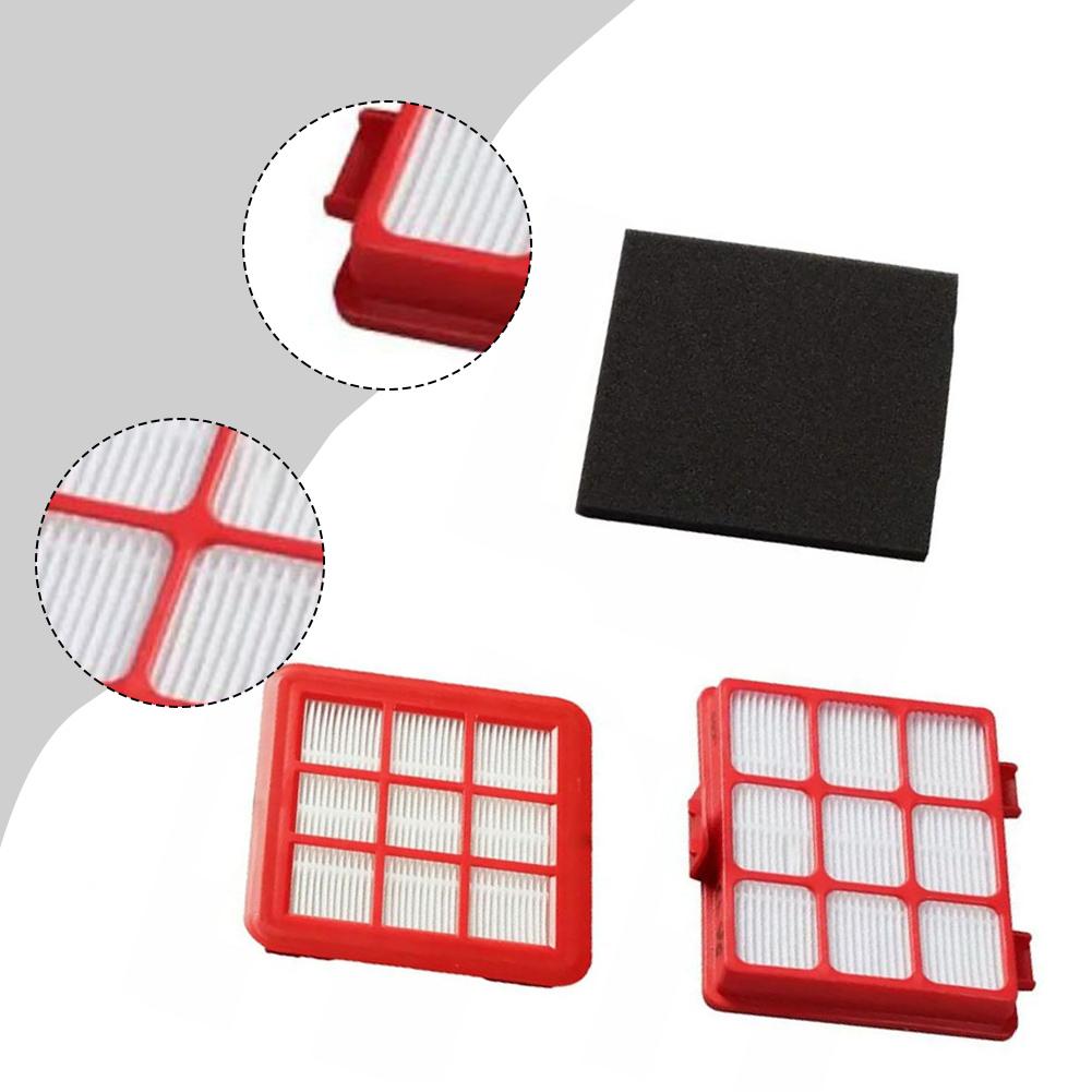 1 Set Reusable Container Filters Foam Filters Kit For Grundig VCC3870 A EcoCyclone Home Cleaning Accessories