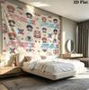 Franxx Wall Tapestry Aesthetic Wall Hanging Printed Fabric Blanket Decorative Tapestries For Bedroom Living Room Home Decor