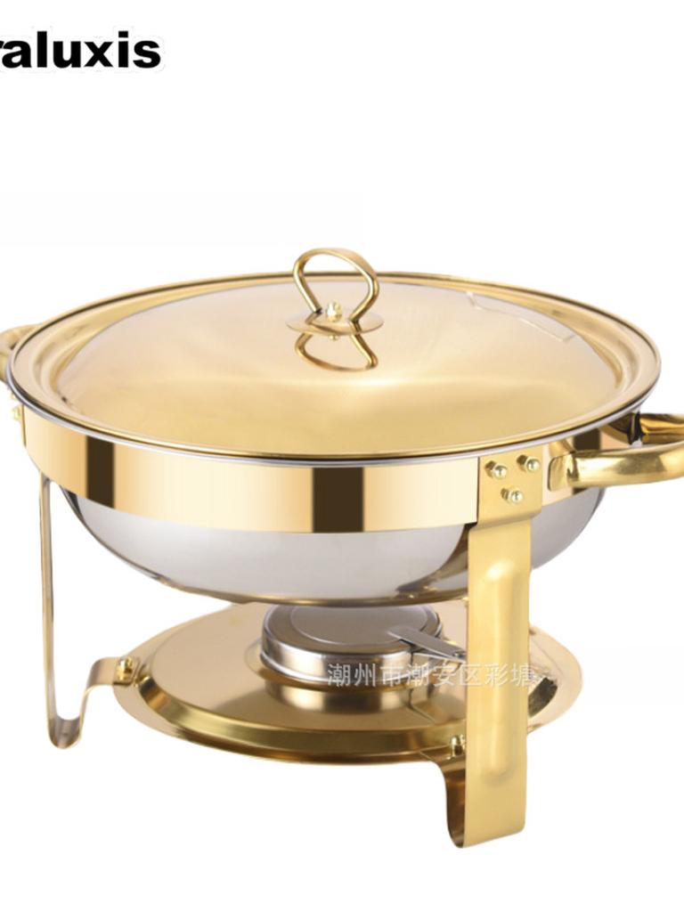 Stainless Steel Buffet Stove Hotel Restaurant Food Warmer for Home Parties & Gatherings