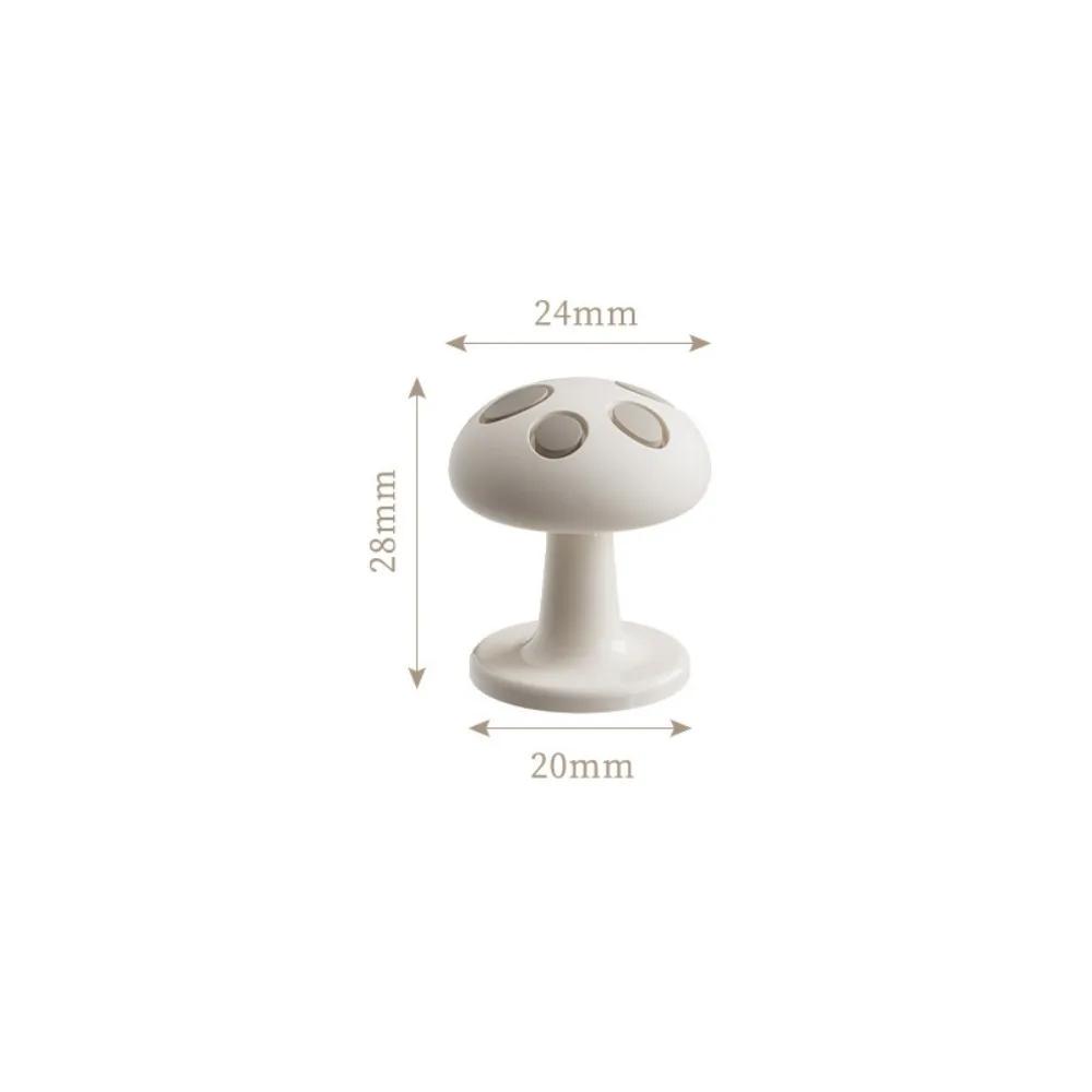 

New Mushroom Shaped Toilet Press Button Adhesive Nail Protector Toilet Tank Press Button Creative Multifunctional Toilet Presser