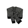 New style women's striped shoulder small shawl spring and autumn with versatile decorative false collar vest