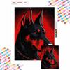 New Arrival 5D DIY Full Circle Diamond Painting "Comics Hound" Embroidery Cross Stitch Home Decor Gift