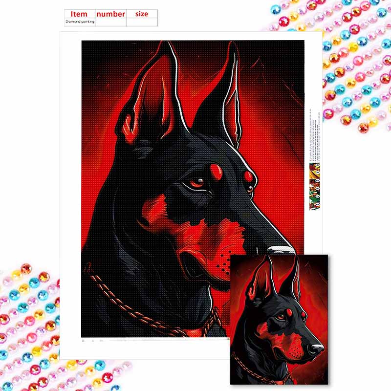 New Arrival 5D DIY Full Circle Diamond Painting "Comics Hound" Embroidery Cross Stitch Home Decor Gift