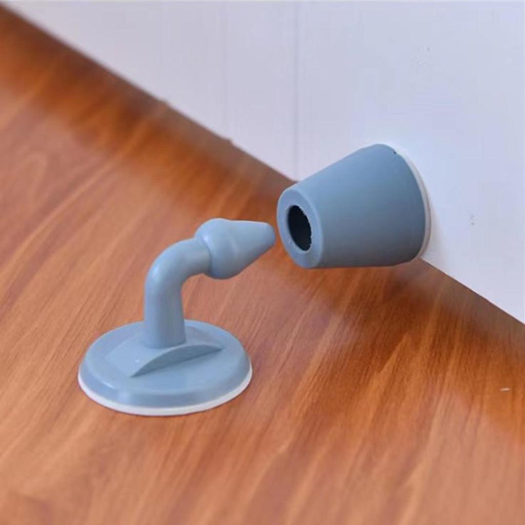 Self-Adhesive Door Stopper Anti-Collision Suction Door Stopper Catch for Bedrooms Bathrooms Offices