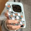 Halloween Ghosts Pumpkin Print Phone Case for iPhone 17 16 11 15 14 13 12 Pro Max 15 16 Plus 17 Air Folds Texture Bumper Cover