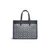 Coach Field 30 Horizontal Monogram Large Capacity Fabric And Leather Tote Bag Women tote Navy-Blue C3282-B4RH3