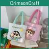 Crayon Shinchan Nylon Tote Bag With Letter Design For Daily Use