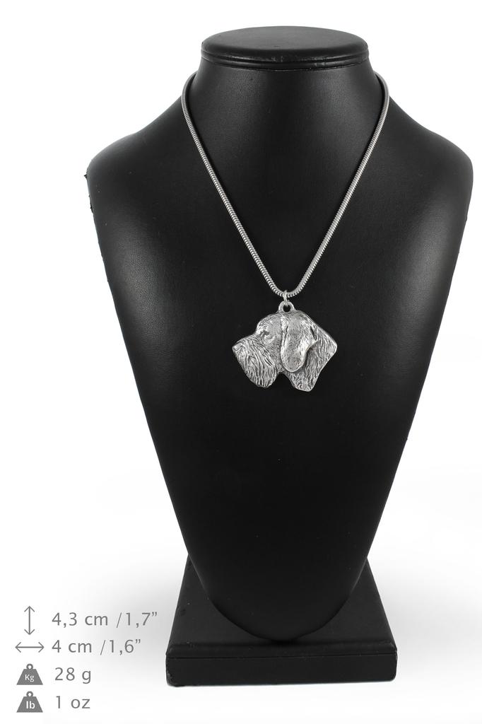 German Wirehaired Pointer - Dog necklace, unique jewellery for the dog fan, unique adder pendant by Art-Dog brand