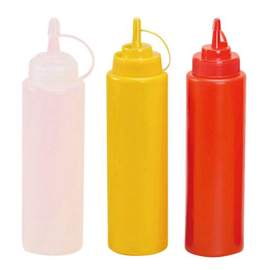 Squeeze Bottle Lightweight Dustproof PE Plastic Squeeze Bottle for Kitchen