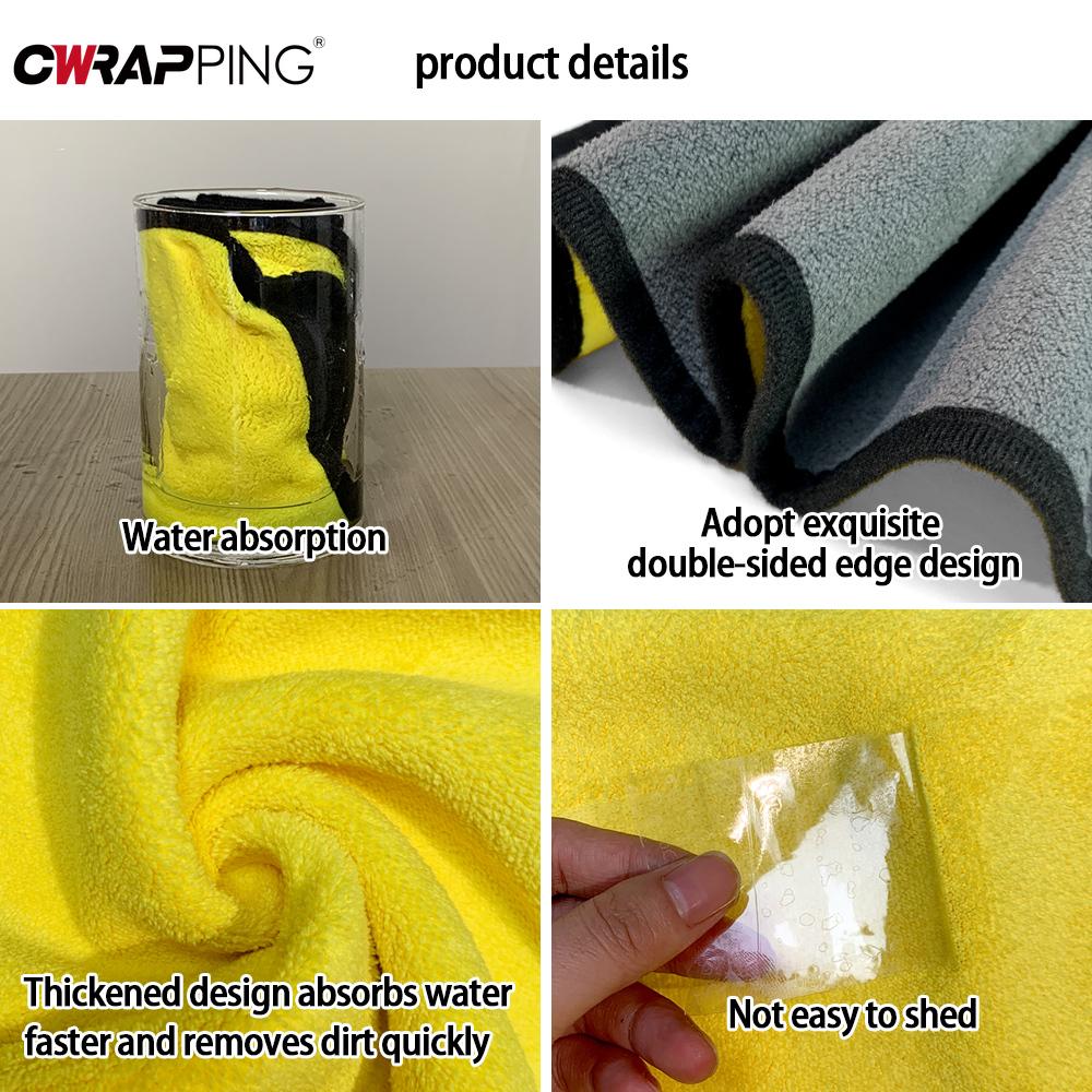 14PCS Car Detail Brush Set Car Plishing Sponge [Ad Set Ultra Clear Water Absorbing Towel Non Gair Shedding Gloves Waxing