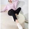 Autumn Winter Fashion Harajuku Thickening Warm Casual Pants Loose Trousers High Waist Korean Slim Women's Woolen Pencil Pants