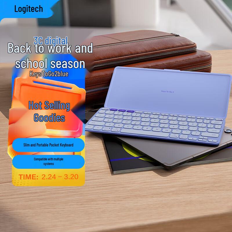 Logitech Keys-To-Go 2 Wireless Bluetooth Keyboard