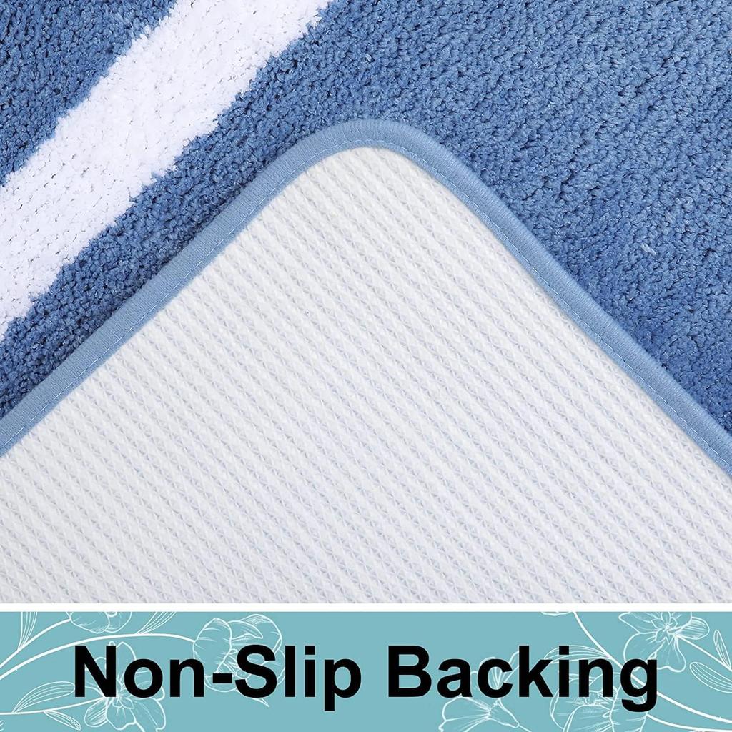 Kitinjoy Absorbent Bath Mat Bathroom Rug Shower Non-Slip Bedroom Wash Carpet Soft Thick Living Room Plush Foot Mat Floor Decor