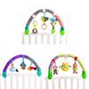 Baby Mobile Clip With Rattles And Soft Fabric Toy For Infant Sensory Development