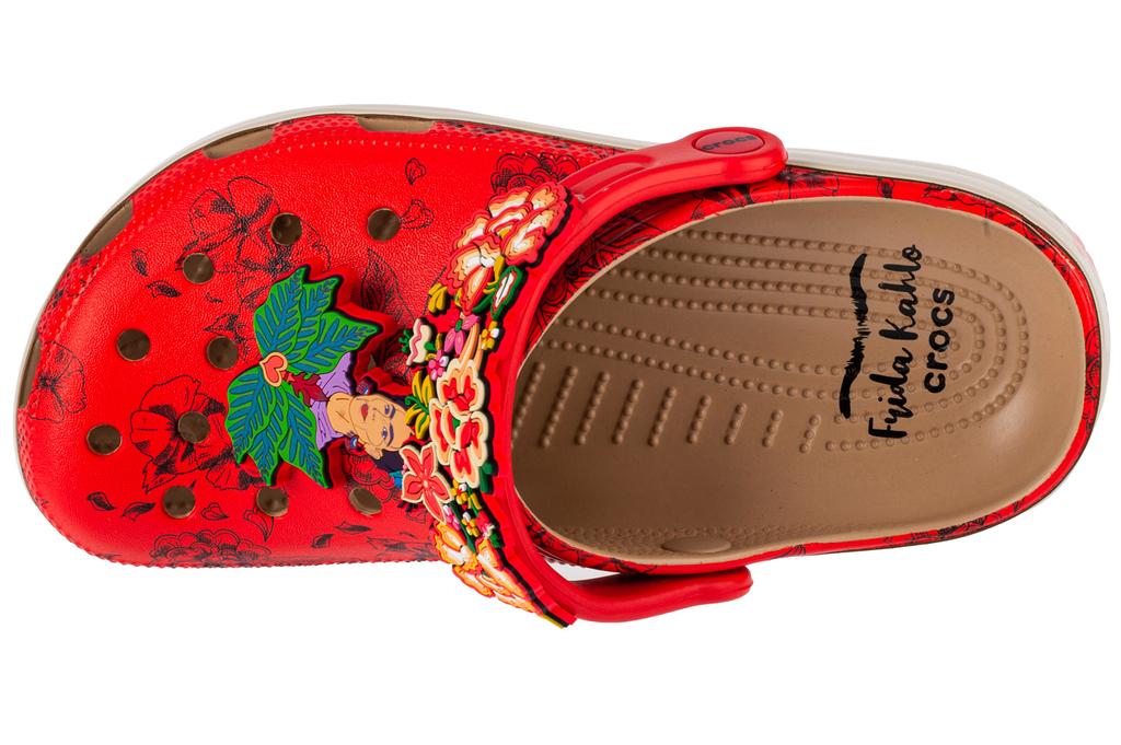 Classic Frida Kahlo Classic Clog, Womens red Slides