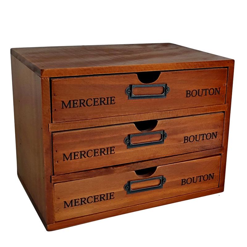 

Retro Office Bookcase: Decorative Book Photography Props & Craft Storage Organizer with Drawers