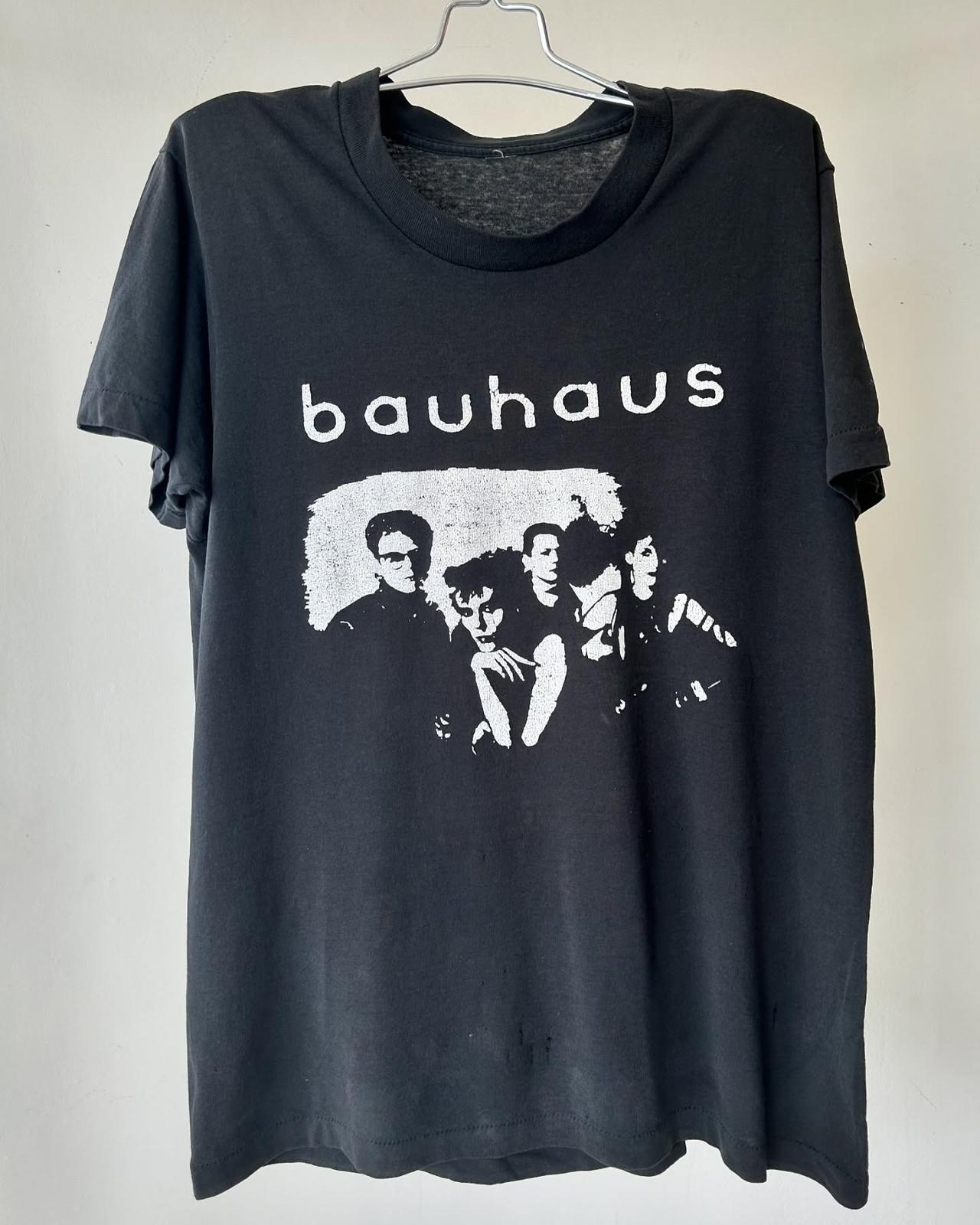 

26 Bauhaus band Rare design black Short sleeve Unisex T shirt Remake NH15095 Unisex T-Shirt XXL