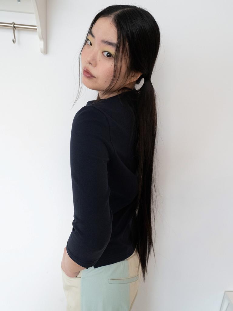 Onseuka Comfy 3/4 Sleeve T (Navy)
