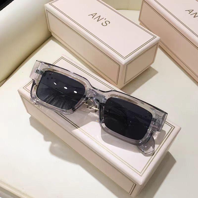 Retro Rectangular Framed Men's Sunglasses, Women's Goggles Sunglasses, Fashionable and Versatile Sun Visor Items.