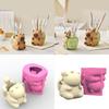 Multifuntional Concrete Mould Capybara Shape Decorative Plant Pots Molds for Succulent Containers and Stationery Holders