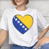 Bosnia and Herzegovina Flag Merch Unisex T Shirts Cotton Tee Graphic Print Tshirt Clothing